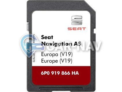 Seat Navi System (6P0) mapy 2024 / 2025 celé Evropy v češtině - 6P0919866HA