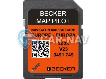 Mercedes Becker Map Pilot mapy 2023 celé Evropy - A1729064501