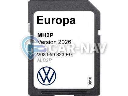 VW Discover Pro MIB2P (MIB2Plus) mapy 2026 celé Evropy - V03959823EG