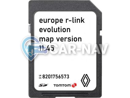 Renault R-Link Evolution mapy 2025 celé Evropy (11.45) - 8201756573