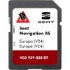 Seat Navi System 6P0 mapy 2027 celé Evropy v češtině - V03959828BT