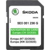 Škoda Amundsen MIB mapy 2020 / 2021 celé Evropy v češtině - 5E0051236G