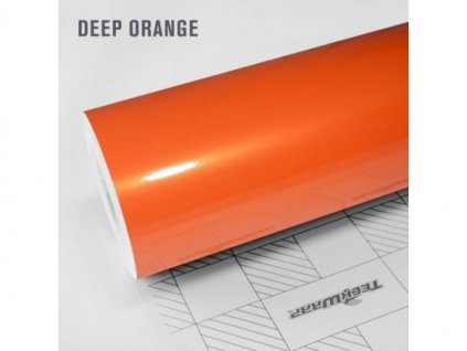 Deep Orange lesklá metalická fólie - RB19
