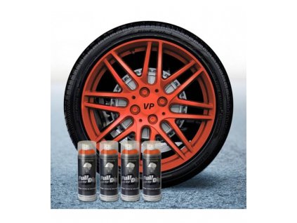 Set na disky Full Dip® metalíza - Oranžová