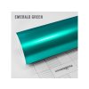 Emerald zelená saténová chromová fólie - Teckwrap