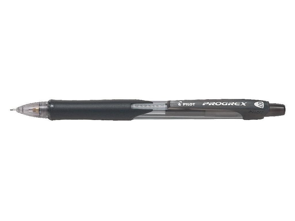 Pilot, čierna ceruzka Progrex BeGreen (Průměr tuhy 0,9 mm)