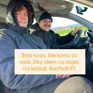 Zima, kosa, klemra... Nevadí. Jezdíme!