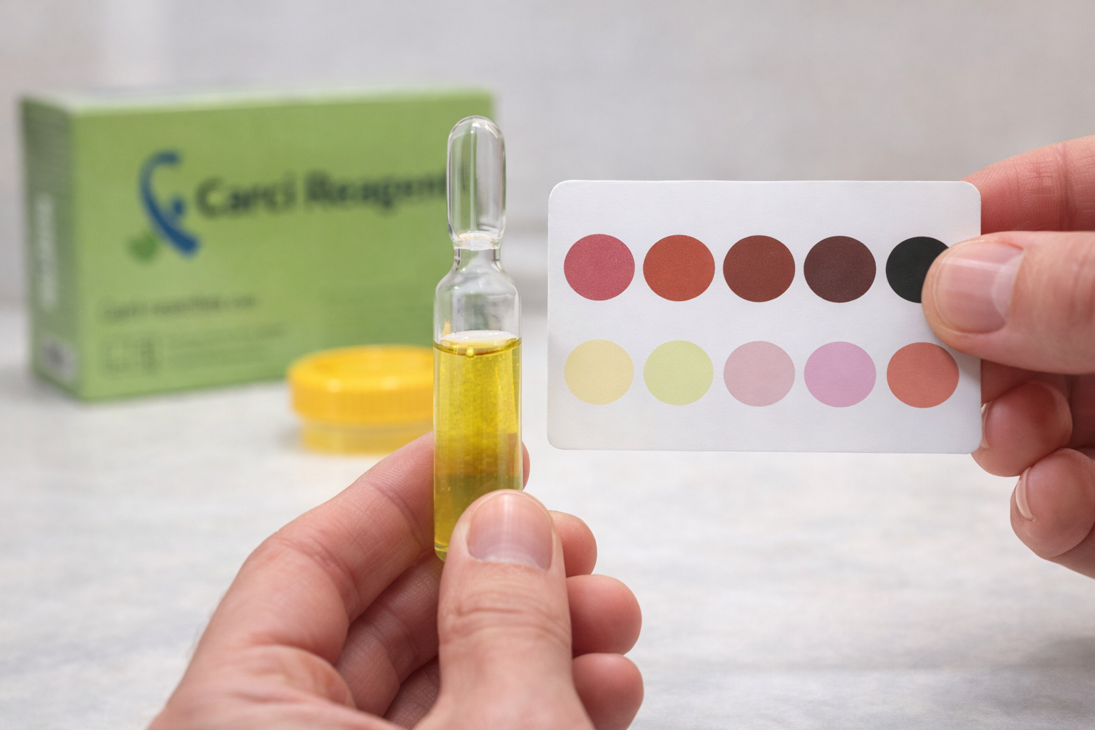 Návod k použití testu Carci Reagent®