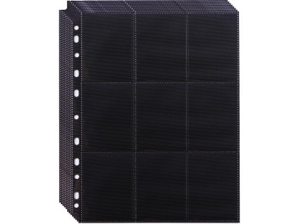 Stránka do alba černá (9 kapes)