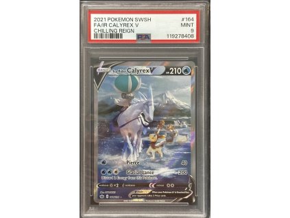 Ice Rider Calyrex V (CRE 164) - PSA 9