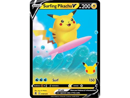 Surfing Pikachu V (CEL 008)
