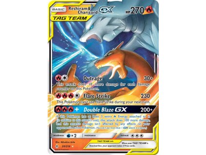 Reshiram & Charizard GX (UNB 20)
