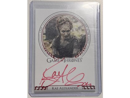 12407 game og thrones autograph kae alexander