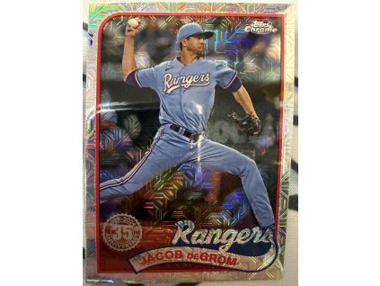 14174 topps chrome jacob degrom refractor