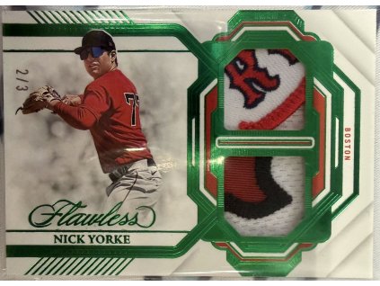 14261 panini nick yorke limit 2 3 patch
