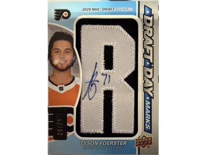 14357 upper deck tyson forester limit 25 35 patch