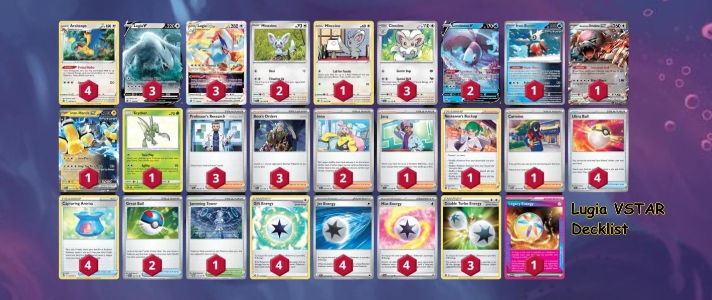 lugia VSTAR deck building
