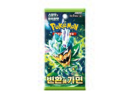 Pokémon TCG Scarlet & Violet Mask of Change Booster Pack (Kórejský)