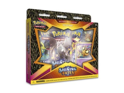 Pokémon TCG Shining Fates Dedenne Pin Collection