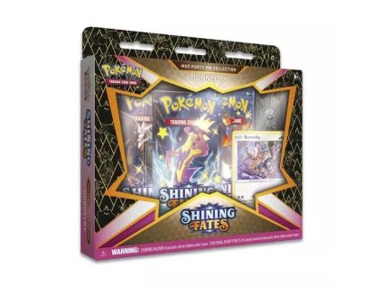 Pokémon TCG Shining Fates Bunnelby Pin Collection