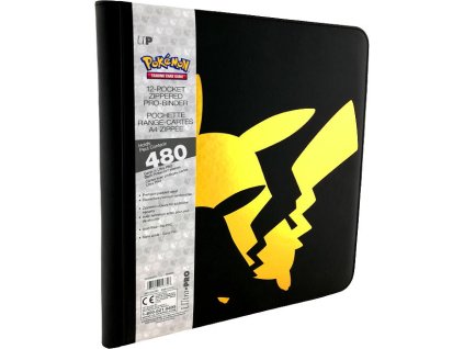 Ultra Pro - Zippered Pro - 12 Pocket Binder - Pikachu ( 480 Cards )