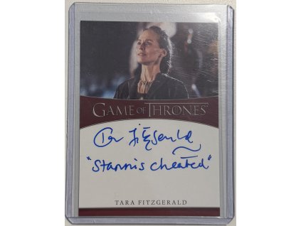 Game og Thrones - Autograph - Tara Fitzgerald