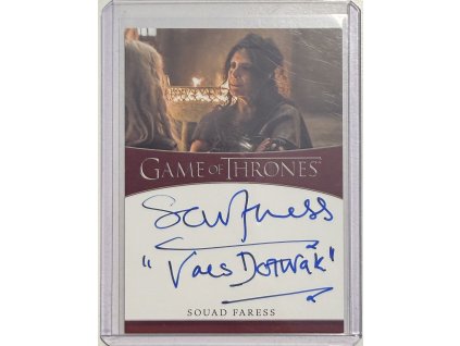 Game og Thrones - Autograph - Souad Faress