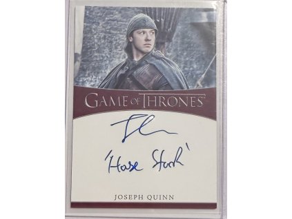 Game og Thrones - Autograph - Joseph Quinn