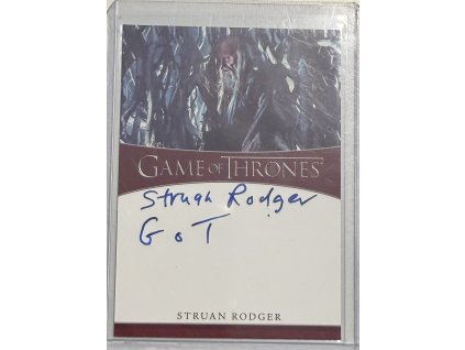 Game of Thrones - Autograph - Struan Rodger