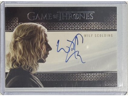 Game of Thrones - Autograph - Wilf Scolding