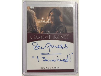 Game of Thrones - Autograph - Souad Faress