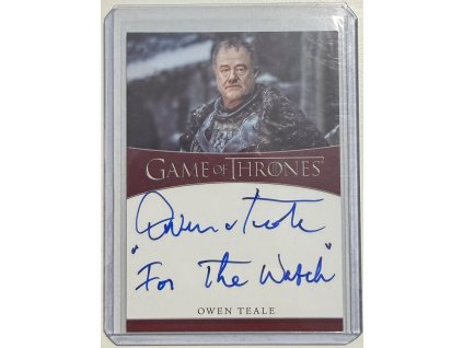 Game of Thrones - Autograph - Owen Teale
