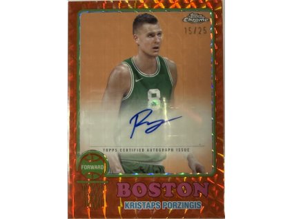 Topps Chrome - Kristaps Porzingis - 15/25 - Geometric