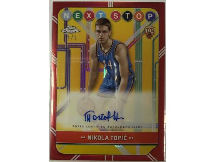 Topps Chrome - Nikola Topić - 4/5 - Rookie