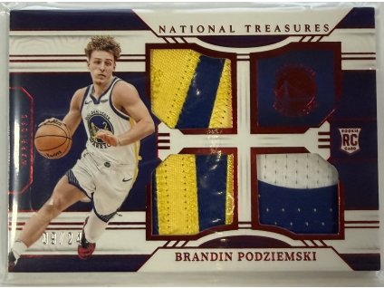 Panini - Brandin Podziemski - Limit 9/24 - Rookie Triple Materials