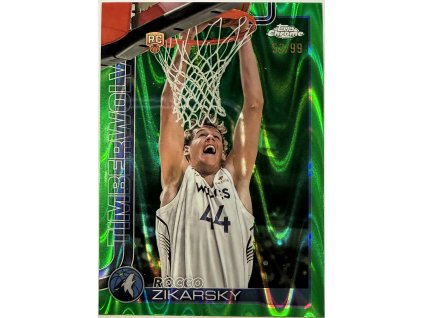 Topps Chrome - Rocco Zikarsky - Limit 53/99 - Rookie - Raywave