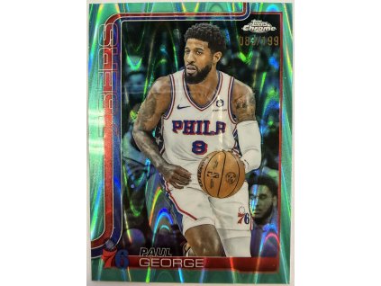 Topps Chrome - Paul George - Limit 083/199 - Raywave