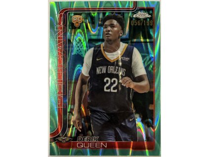 Topps Chrome - Derik Queen - Limit 056/199 - Rookie - Raywave