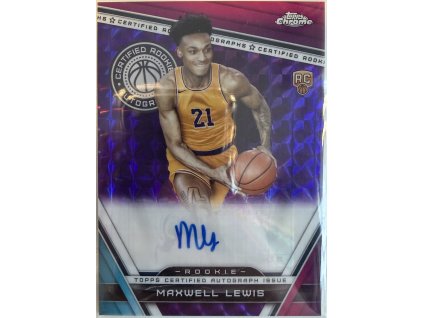 Topps Chrome - Maxwell Lewis - Rookie - Geometric
