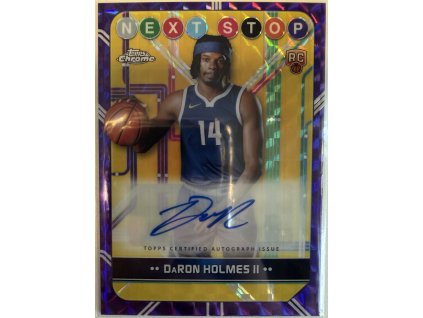 Topps Chrome - DaRon Holmes II - Rookie - Geometric