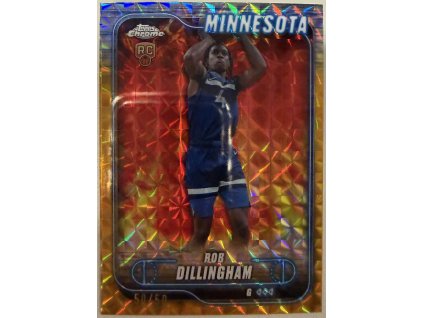 Topps Chrome - Rob Dillingham - Limit 50/50 - Rookie - Geometric
