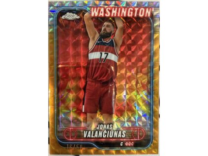 Topps Chrome - Jonas Valančiūnas - Limit 16/50 - Geometric