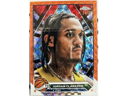 Topps Chrome - Jordan Clarkson - Limit 21/25 - Geometric