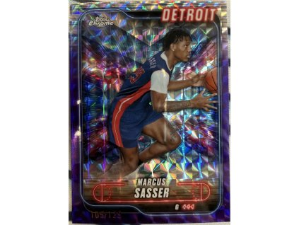 Topps Chrome - Marcus Sasser - Limit 109/129 - Geometric