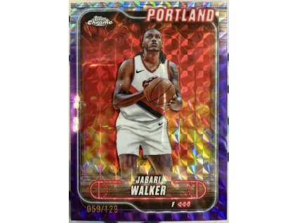 Topps Chrome - Jabari Walker - Limit 059/129 - Geometric