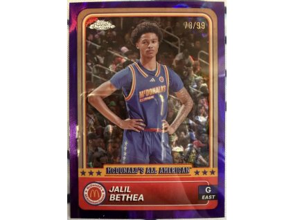 Topps Chrome - Jalil Bethea - Limit 78/99