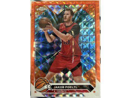 Toops Chrome - Jakob Poeltl - Limit 19/25 - Geometric