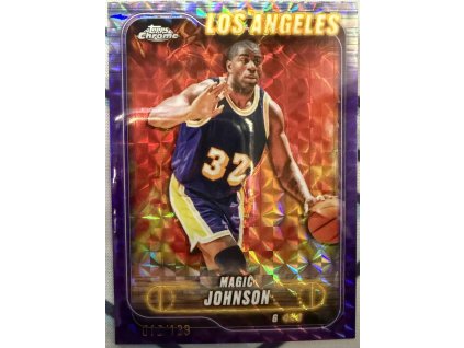 Toops Chrome - Magic Johnson - Limit 012/129 - Geometric