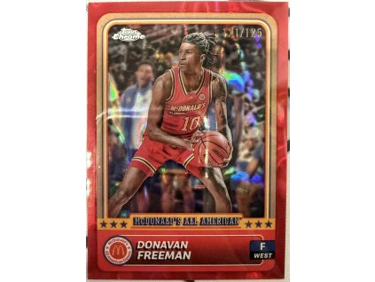 Toops Chrome - Donavan Freeman - Limit 121/125