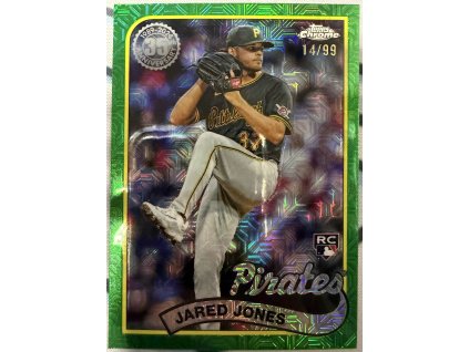 Topps Chrome - Jared Jones - Limit 14/99 - Rookie - Refractor